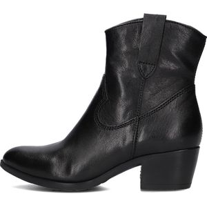 Omoda Dallas Enkellaarsjes - Enkelboots met rits - Dames - Zwart - Maat 36