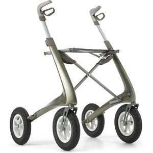 Rollator - Opvouwbaar - Carbon - Grote Luchtwielen