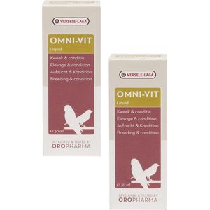 Versele-Laga Oropharma Omni-Vit Liquid Kweek&Conditie - Vogelsupplement - 2 x 30 ml