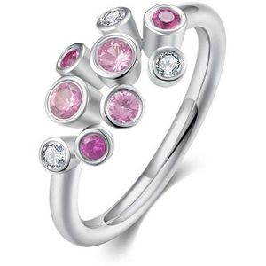 Quinn - Ringen - Witgoud - 585/- 14 Karaat - Saffier - Ø 3mm