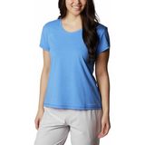 Columbia Sun Trek T-shirt Met Korte Mouwen Blauw M Vrouw