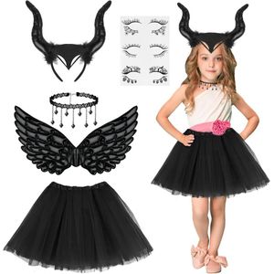 Nieuwe titel: Meisjes Heksenkostuum voor Carnaval, Halloween en Cosplay Party