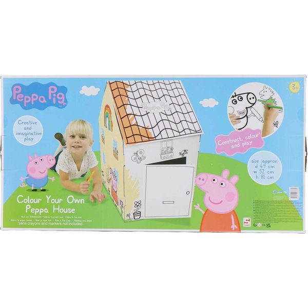 DODO Toys - Peppa Pig Puzzle 2-en-1 avec Peppa Figure 4+ - 60 pièces -  23x32 cm 