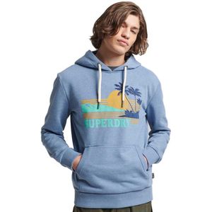 Superdry Vintage Great Outdoors Capuchon Blauw 2XL Man