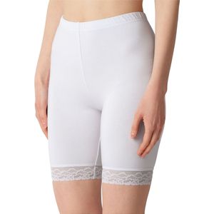 Bellivalini Dames Leggings - Vrijetijdsbroek - Korte - Katoen - BLV-BLV50-217-LE - Wit - XS