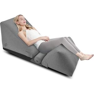 Equivera kniekussen voor in bed - kniekussen - beenkussen - kniekussen voor in bed zijslapers - kniekussen orthopedisch - kniekussen traagschuim