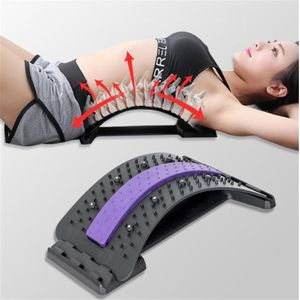 Rug stretch - back stretch - onderrug - magnetische acupressuur punten - 4 standen