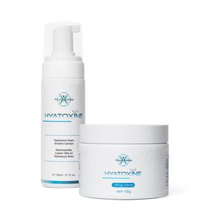 Hyatoxine Combi-Deal – Hyatoxine Crème (100ml) + Groene Caviaar Foam (150ml) + GRATIS DERMAROLLER
