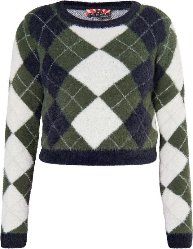 myMo ROCKS - Gebreide Trui - Contrasterende Kleurenmix - Zacht Garen