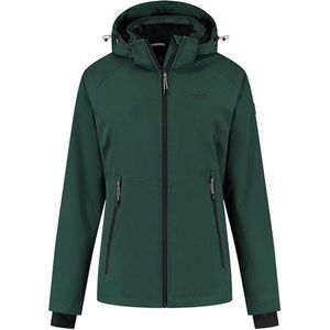 kjelvik dames softshell jas - winter softshell jas dames - Cato - groen - maat 44