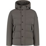 PURE PATH - Activewear Hooded Jacket - Winterjas - Taupe