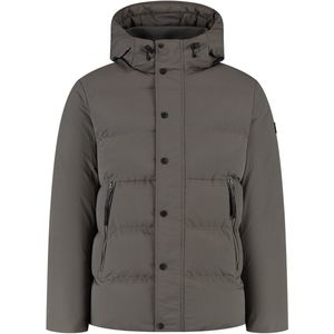 PURE PATH - Activewear Hooded Jacket - Winterjas - Taupe