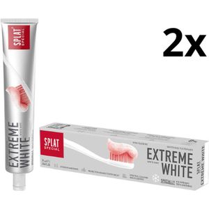 Splat Special Extreme White Tandpasta - 2 x 75 ml - Voordeelverpakking