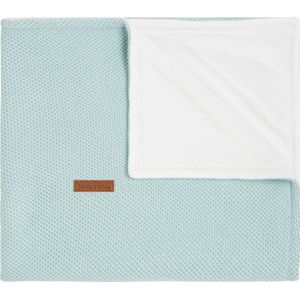 Baby's Only Gebreide ledikantdeken soft - Baby deken Classic - Dekentje voor jongens en meisjes - 1.1 TOG - 100x135 cm - Mint - Superzachte voering