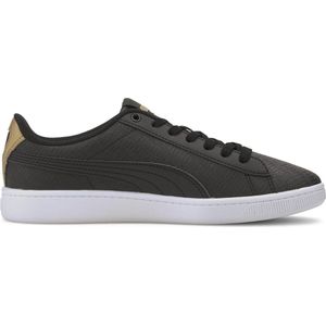 PUMA Vikky v2 Sig Dames Sneakers - Puma Black-Puma Black-Gold - Maat 40