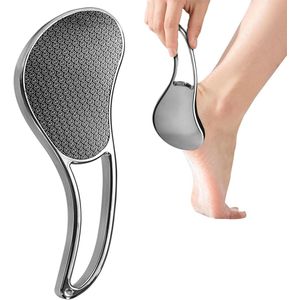 Gsedaox - Eeltverwijderaar - Voetvijl - Grijs - Professionele Glas Voetvijl - 19 cm