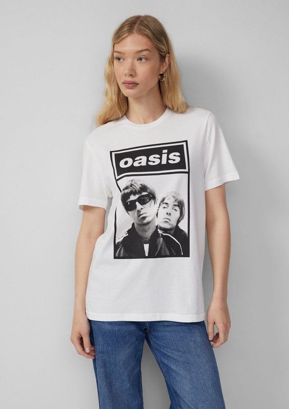 Oasis - T-shirt - Zacht Jersey Katoen - Normale Pasvorm