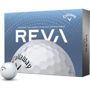 Callaway Reva Ladies Golfballen 2024 - Wit - 12 Stuks