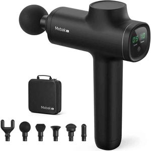 Boleen - Massage pistool - Massage gun professioneel - Massage apparaat voor rug en nek - Sport en relax -Met touchscreen - 6 Standen
