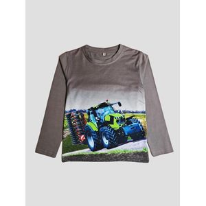 Longsleeve - Trekker - Tractor - Groen - Deutz - 2Y - maat 92