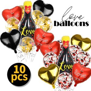 Verjaardag Decoractie *Valentijnsdag Decoratie Ballonnen *Love ballonen *Liefde Party Decoratieve  *Rode Balon *Huwelijksverjaardag *verjaardag balloonen