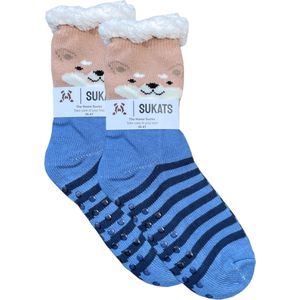 BLACK FRIDAY - Sukats® Huissokken - Homesocks - Maat 36-41 - Dames Huissokken - Antislip Sokken - Fluffy Sokken - Slofsokken - Variant 14 - Meerdere Maten en Varianten - Verwarmde Sokken