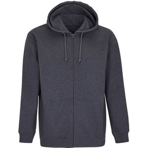 SOL'S Unisex Full-Zip Hoodie Carter L03812 - Charcoal Melange - 3XL