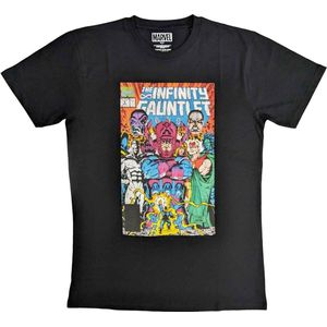 Marvel The Avengers - Infinity Gauntlet Heren T-shirt - S - Zwart