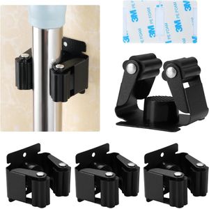 Bezemhouder - RVS - Tuingereedschap Ophangsysteem - Set van 4