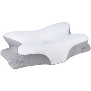 Anti snurk kussen - Voor iedere slaaphouding - 63x38 cm - Hoofdkussen - Apneu - Ergonomisch & orthopedisch - Memory foam -