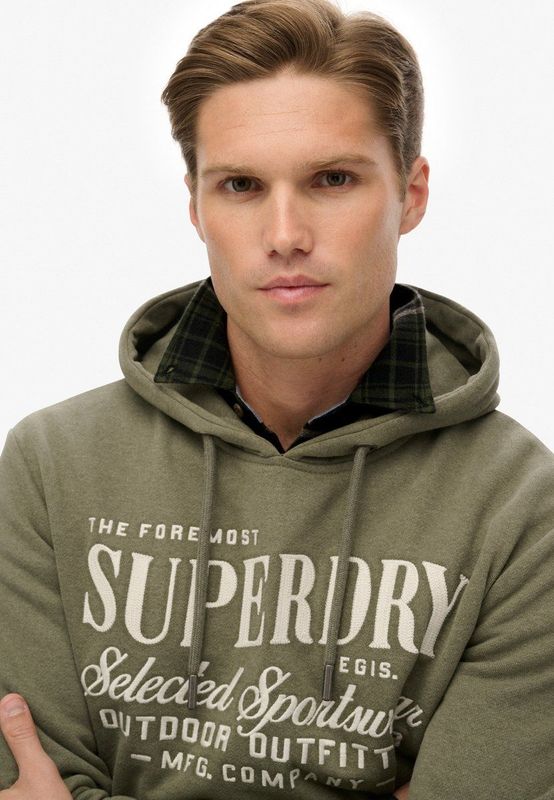 Superdry - Outdoor Supply Co Relaxed Fit Hoodie - Sweater