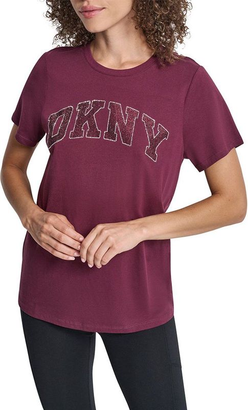 DKNY - DW8000052 - T-shirt - Paars - Korte Mouwen