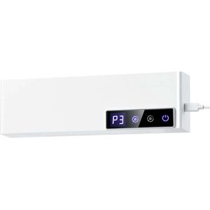 TechU™ Luchtreiniger L3 Draagbaar – Wit – Sterilizer met Negatieve Ionen – 3 niveaus – tegen Schimmel, Stof, Allergie�ën, Bacteriën, Vieze Geurtjes, Roken – Geschikt voor in Huis Thuiswerken en Kantoor