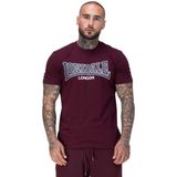 Lonsdale Dukinfield T-shirt Met Korte Mouwen Paars L Man