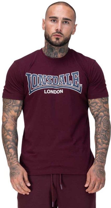 Lonsdale Dukinfield T-shirt Met Korte Mouwen Paars L Man
