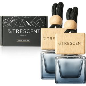 Trescent Autoparfum Set 'Million One & Savage' - Autogeur 2x10 ml - Luchtverfrisser Auto Mannen - Luxe Autogeurtjes Hanger - Tot 10 weken geurbeleving per flesje