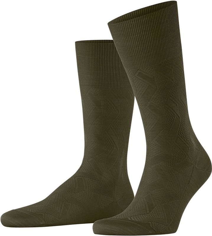 FALKE - ClimaWool - Heren Sokken - Groen Artichoke - Special Edition - 1 Paar