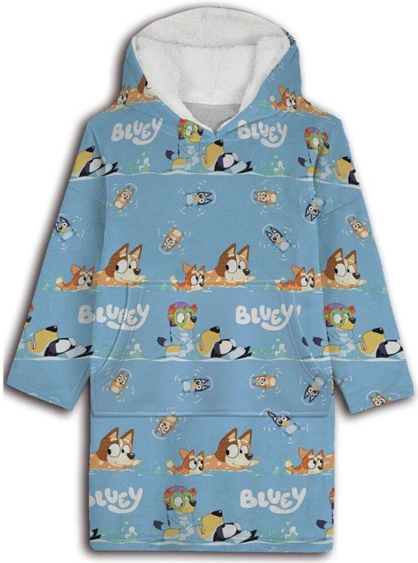 Bluey - Poncho - Fleece - Kind - Polyester