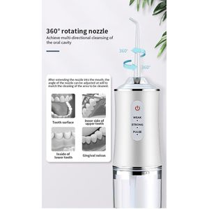 Draagbare Waterfloss – Elektrische Mond- en Tandenreiniger voor Thuisgebruik 1 Stuk Groen