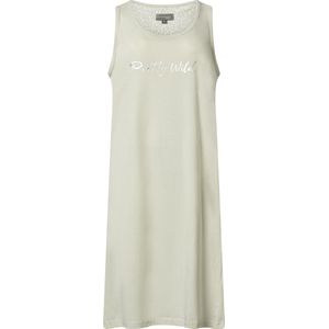 Cocodream - dames nachthemd 615615 - mouwloos - groen - maat L