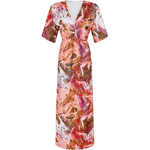 Chic by Lirette - Kimono jurk Lotus Chikitu - Flamingo Pink - XS