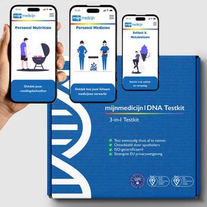 Persoonlijke Fitness, Voeding + Medicijnen DNA Test - 3 in 1 Complete Set - Genetische Zelftest - Extra Eetlust & Metabolisme Analyse