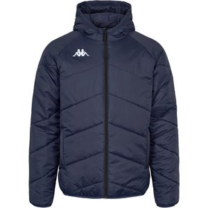 Kappa - Vianetto - Jas - Blauw - Gewatteerde Capuchonjas - Slim Fit