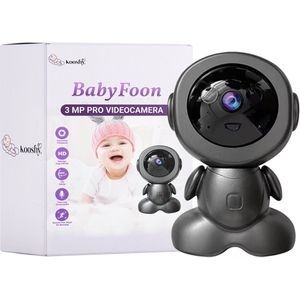 Kooshy Babyfoon - met Camera en App - Baby Monitor - Babyfoons - 3MP Full HD