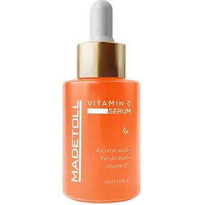 Madetoll - Vitamin C Serum | Verhelderend en huidskleur egaliserend | Ascorbinezuur | Ferulazuur | Vitamine E | 30 (ml.) |
