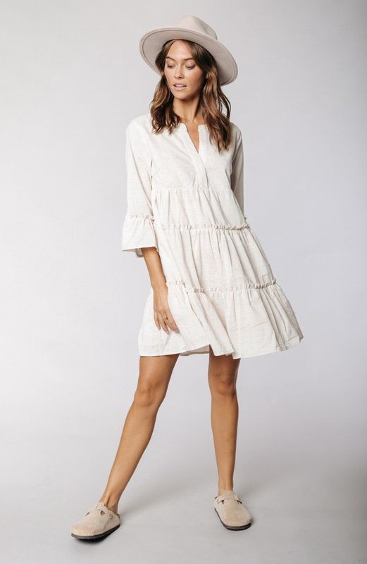 Colourful Rebel Maat M Indy Lurex Boho Dress