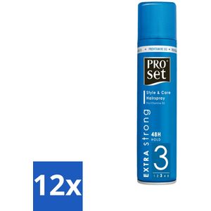 Proset Haarspray Extra Sterk 300 ml - Voordeelverpakking - 12 stuks