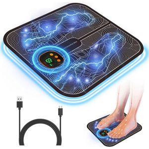 Elektrisch Voetmassageapparaat - EMS - Dimbare Intensiteit - Voor Voet- en Beenmassage