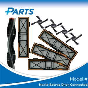 Neato Botvac D503 Connected Onderhoudsset van Plus.Parts® geschikt voor Neato - 9 delig!