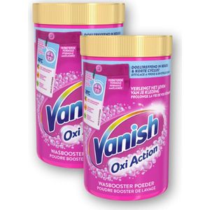 Vanish Oxi Action roze waspoeder Powder Pink - Vlekverwijderaar voor gekleurde was - 3KG (2 x 1.5KG)